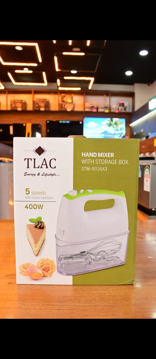 TLAC HANDMIXER WITH STORAGE BOX 400W
