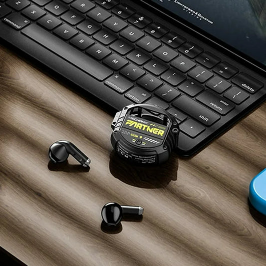 ONIKUMA T309 Mechanical Bluetooth Earphone, High Sensitivity Wireless Noise Cancelling Gaming