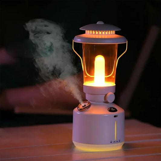 Kerosene Lamp Hanging Cool Mist Humidifiers for Bedroom Indoor Outdoor Plant Travel Camping.