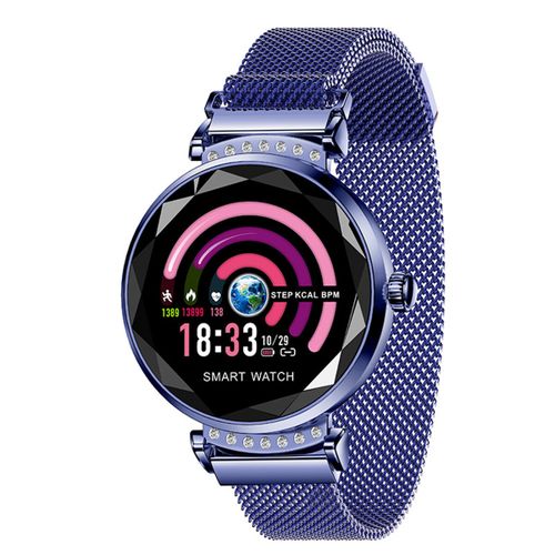 Women's Smart Watch, Answer Call, Round Dial, Small Elegant Fitness Watch with Metal Strap, SpO2/24H Heart Rate / Sleep 123 Sport Rose Gold