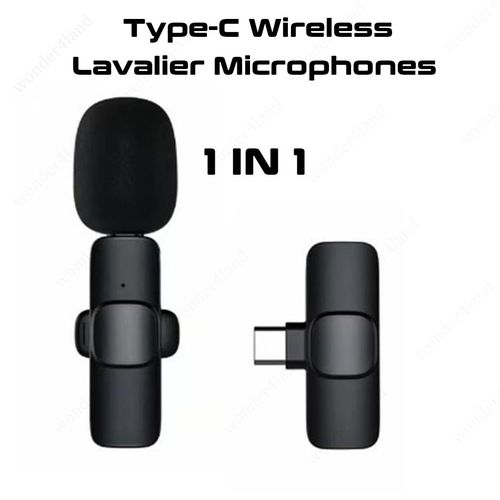 Wireless Lapel Microphone With Type-C Interface
