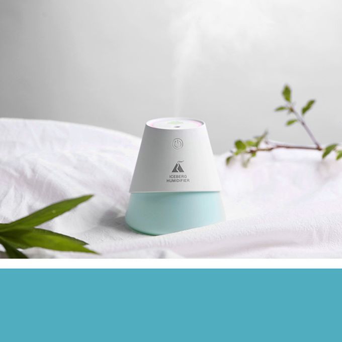 USB Three In One Iceberg Cold Fog Humidifier With Small FanUSB Three In One Iceberg Cold Fog Humidifier With Small Fan
