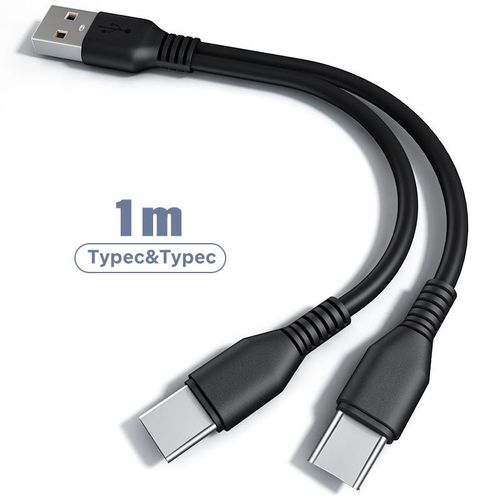 Oraimo 2-in-1 USB to Micro USB and USB Type C Charging Cable