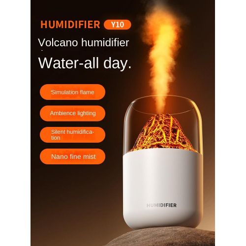 Crack Volcano USB Mini Household Bedroom Noiseless Small Desktop Cactus Spray Gift