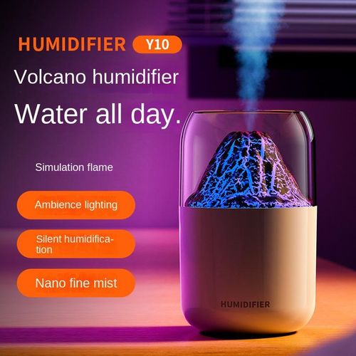 Crack Volcano USB Mini Household Bedroom Noiseless Small Desktop Cactus Spray Gift