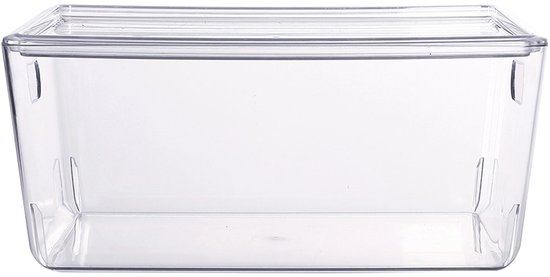 rectangular plastic storage container
