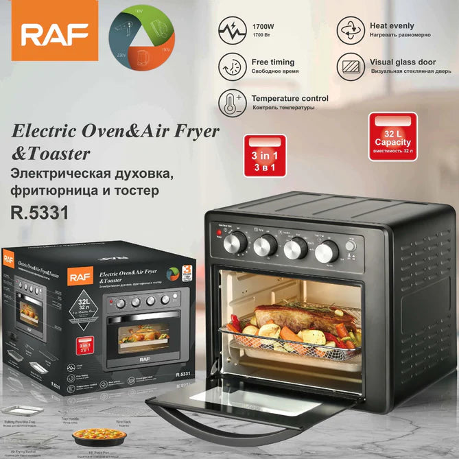 RAF Oven R5331 THREE IN ONE AIR FRYER, OVEN, TOASTER