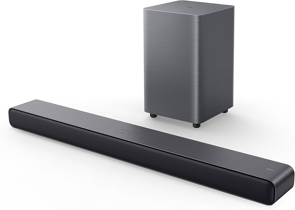 TCL S55H 2.1 Ch Dolby Atmos Soundbar with Wireless Subwoofer — 220 W Home Theater Audio System