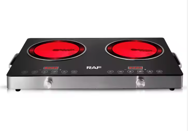 RAF R.8050 Double Burners 7000W Electric Infrared Cooker Digital