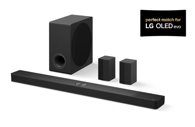 S90TR LG Home Theater Soundbar with Dolby Atmos® and Rear Speakers, 7.1.3 channel, Best OLED matching