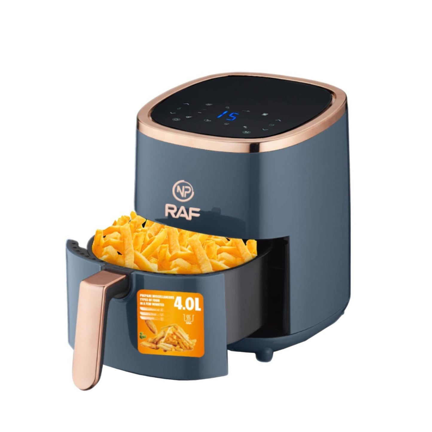 RAF Air Fryer,R.5007,5.8L 1200W,Black