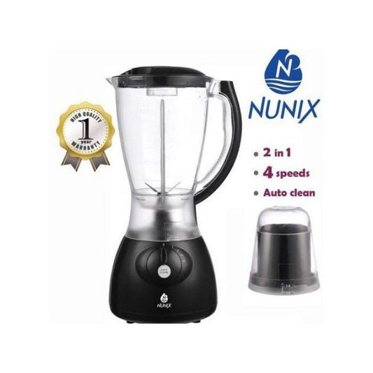 Nunix New 2 In 1 Blender With Grinding Machine 1.5 Ltrs Ak300b