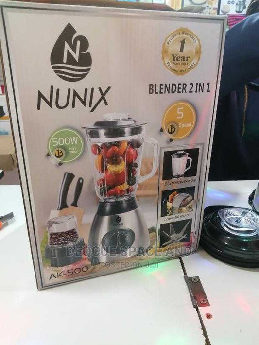 Nunix AK-500 2-in-1 Blender