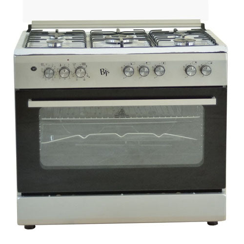 BJ’S 4GAS+2E 90*60cm Standing Cooker SILVER