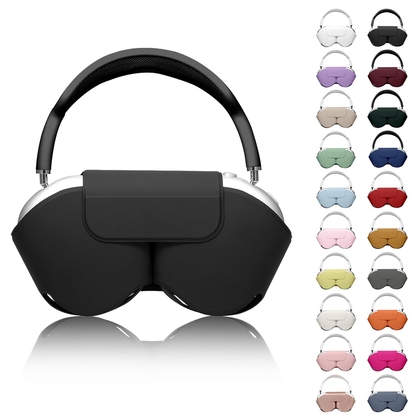 for Apple Airpods Max Case,Smart Case Cover Accessories with Sleep Mode Made by PU Leather Original Replacement Carrying Case for Airpod Pro Max Headphones