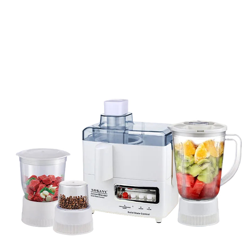 SOKANY SK-4008 4-in-1 Juicer & Food Processor