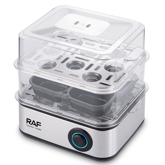 RAF R.0073 Electric Egg Boiler, 2 Layers, 16 Eggs Steamer Cooker