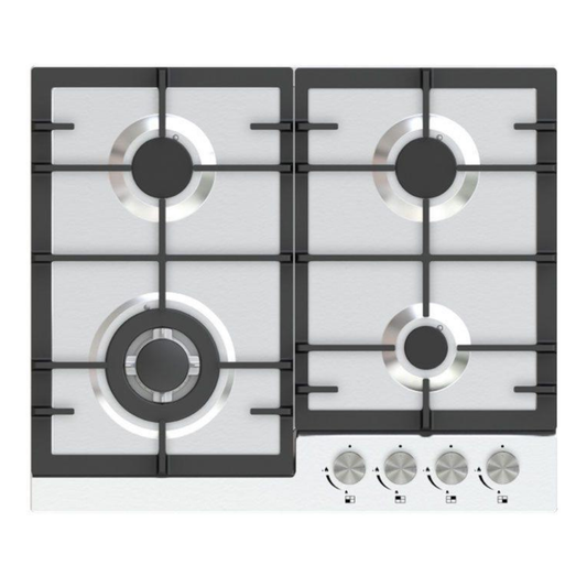 Hisense HHU60GAGR 4 Gas Burner Hob