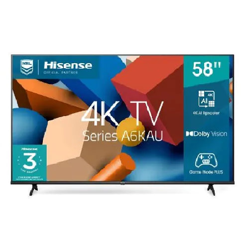 Hisense 58 inch 58A6K 4K UHD Smart TV