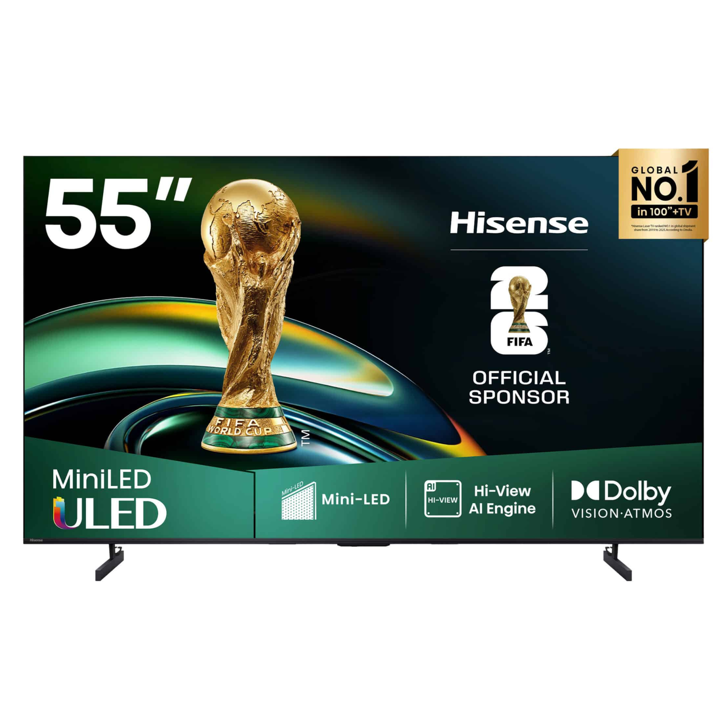 Hisense 55U6NPro U6 55 Inch Quantum ULED 4K TV