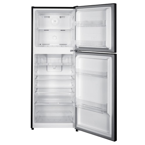 Mika 197L 2-Door Top Mount Freezer – No Frost, Sleek Inox Dark Matt Finish