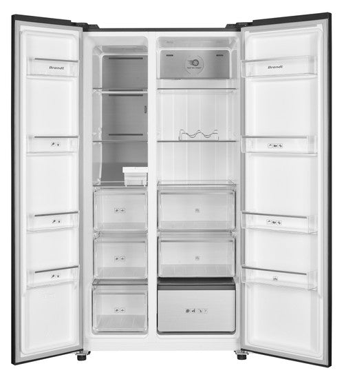 MIKA Fridge, 595L, 2 Door Side By Side, No Frost (Frost Free), INVERTER Compressor,