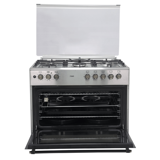 Mika 5 Gas Burners 90X60cm Standing Cooker