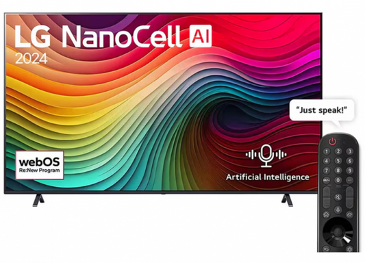 LG Nanocell TV 2024 | 75 Inch | NANO80 Series | webOS24 | Smart TV AI | Magic Remote