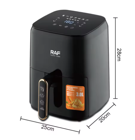 RAF R.5362 1300W New Design Air Easy to Use High Quality Good Quality Air Fryer