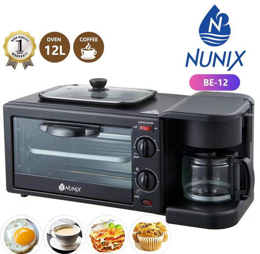NUNIX 3 In 1 Multi-function (electric Oven + Drip Coffee Maker)