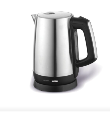 SOLSTAR 1.7L Electric Kettle 2200W, Stainless Steel(KJ1785AINBSS )