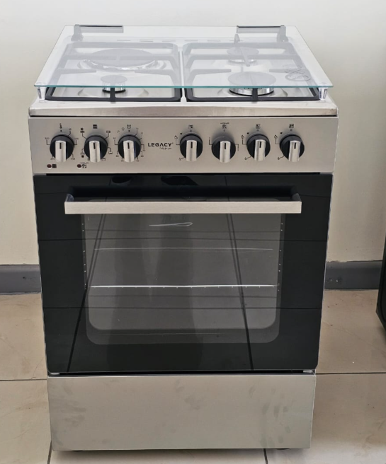 Legacy 3 Gas + 1 Electric Standing Cooker,Silver 60cm”60cm