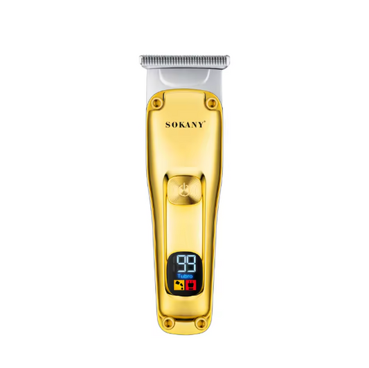 SOKANY SK‑16065 Professional Hair Clipper – USB‑Rechargeable • 600 mAh Battery • Stainless Steel Body & Blades
