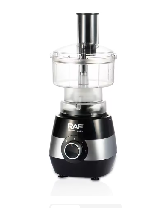 RAF R 2869 6 in 1 Food Processor Stainless Steel Multi-function Blender Chopper for Slicing Shredding