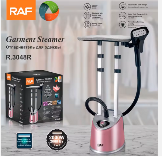 RAF Powerful 2000W R 3048 Electric Iron Steam Iron Clothes Standing Garment Steamer with Ironing Board