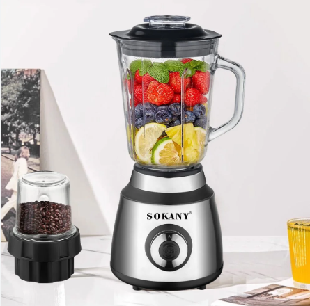 SOKANY Blender, Mixer Stainless Steel Blade Juice Extractor Unbreakable Fast Cleaning SK-03032
