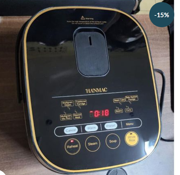Hanmac Multicooker 12-in-1 – Cook, Steam, Grill & More in One Versatile Pot