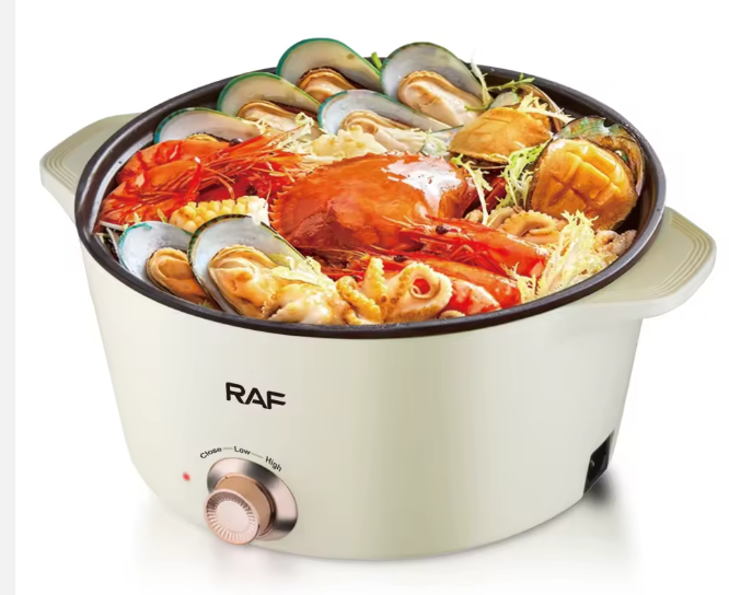 RAF Multifunctional Electric Pot – Cook, Steam & Warm with Ease 🍲