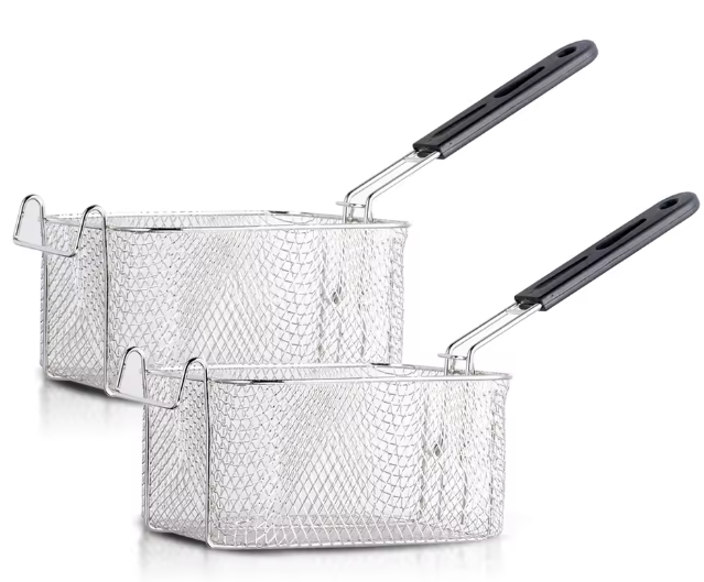 RAF R.5221 11 L Dual Basket Electric Deep Fryer — 5000 W Stainless Steel Fryer