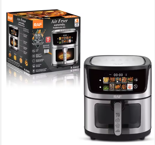RAF R.50002 9 L Digital Air Fryer — 1950 W Hot-Air Fryer with Touch Control