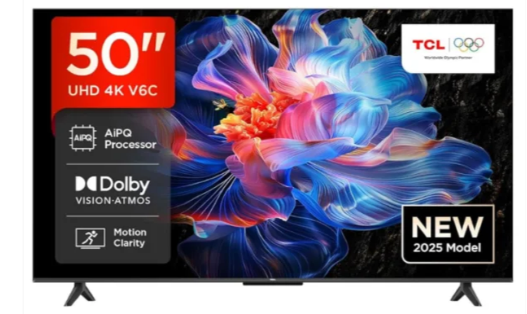 TCL 50V6C 50Inch Smart 4K HDR Google TV