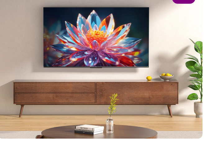 TCL 75″ 75T6C Classic QLED 4K Google Tv