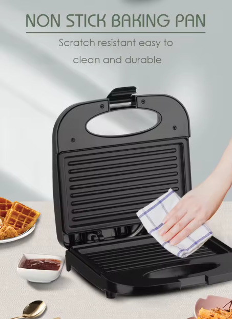 10 in 1 R 209 New Sandwich Maker Non-stick Coating 800w Easy Clean for Home Baking Breakfast Bread