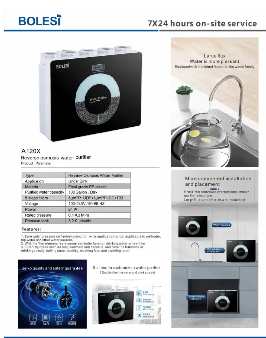 Bolesi Water Purifier BLS-120X-ASD