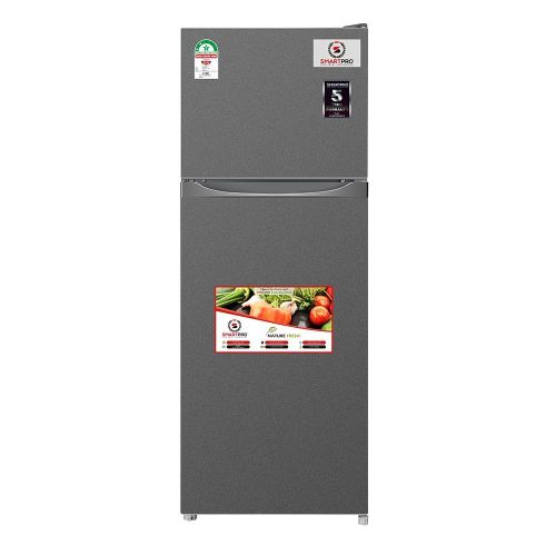 Smart Pro Double Door Refrigerator, 138L Silver SFR 175-DT-I