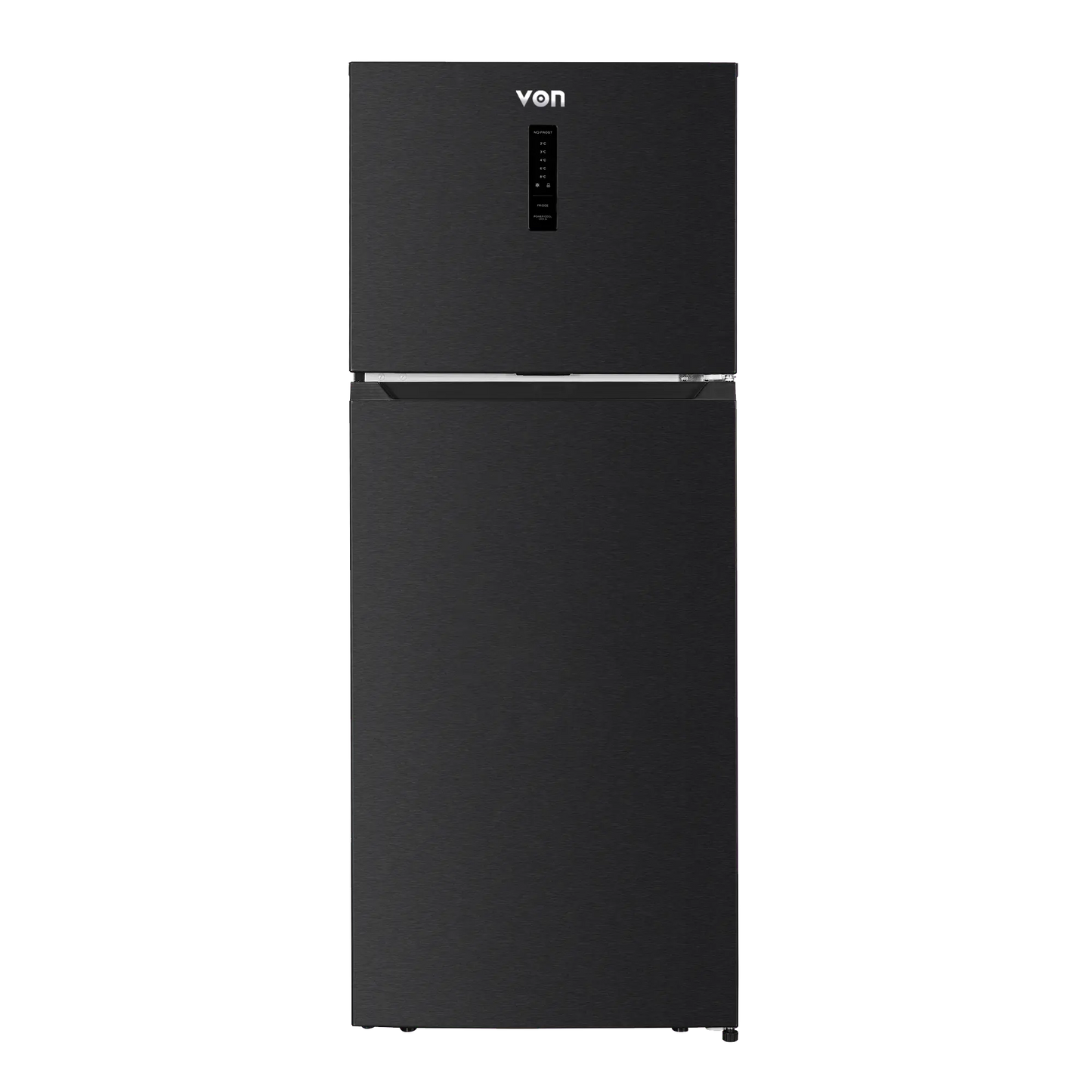 Von VRT-420NVAK Double Door Inverter Fridge 415L - Dark Inox