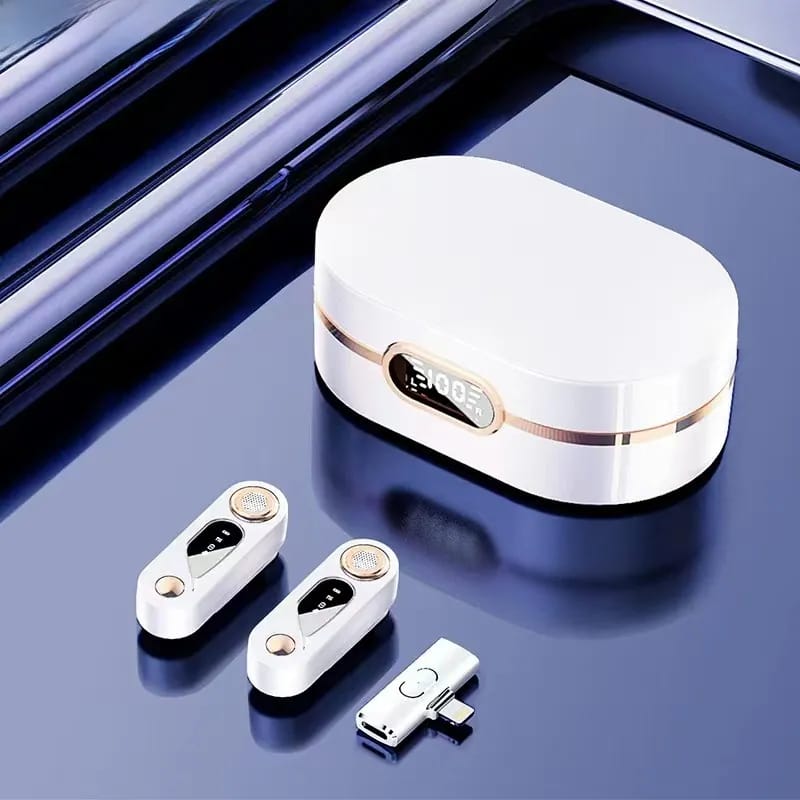 Professional Wireless Lavalier Microphone for iPhone, iPad