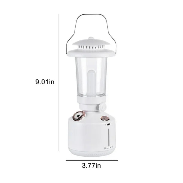 Kerosene Lamp Hanging Cool Mist Humidifiers for Bedroom Indoor Outdoor Plant Travel Camping.