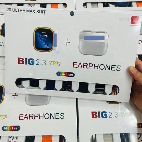 I20 Ultra Maxsuit Smart Watch Suit 10 In1 Suit Strap Watch Case 5 Generation Headset