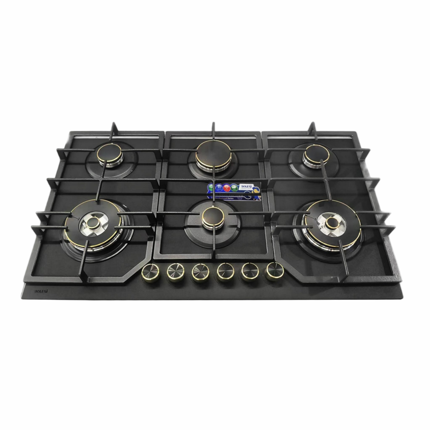 BOLESI BUILT IN GAS HOB (6 burners+2 woks